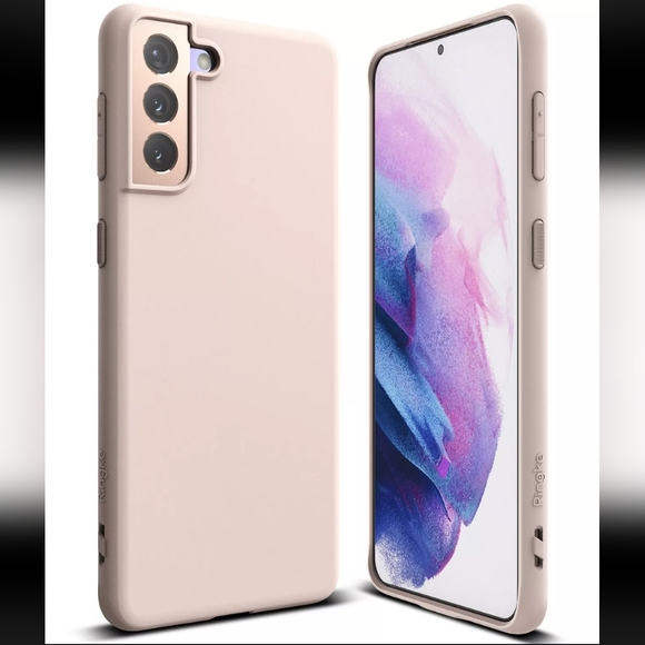 Galaxy S21+ Plus [AIR-S] Ringke Case Weightless as Air Light Cover Pink Sand - Picture 2 of 8